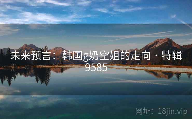 未来预言：韩国g奶空姐的走向 · 特辑9585