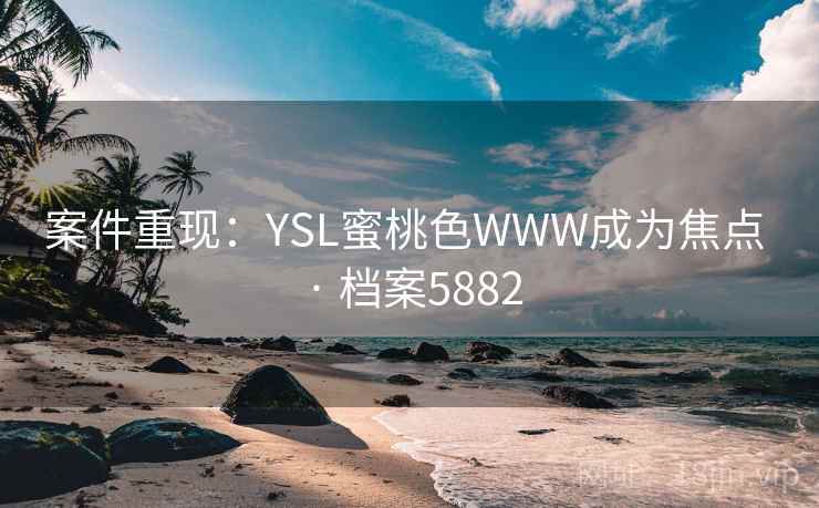 案件重现:YSL蜜桃色WWW成为焦点 · 档案5882 第2张 案件重现:YSL蜜桃色WWW成为焦点 · 档案5882 第2张